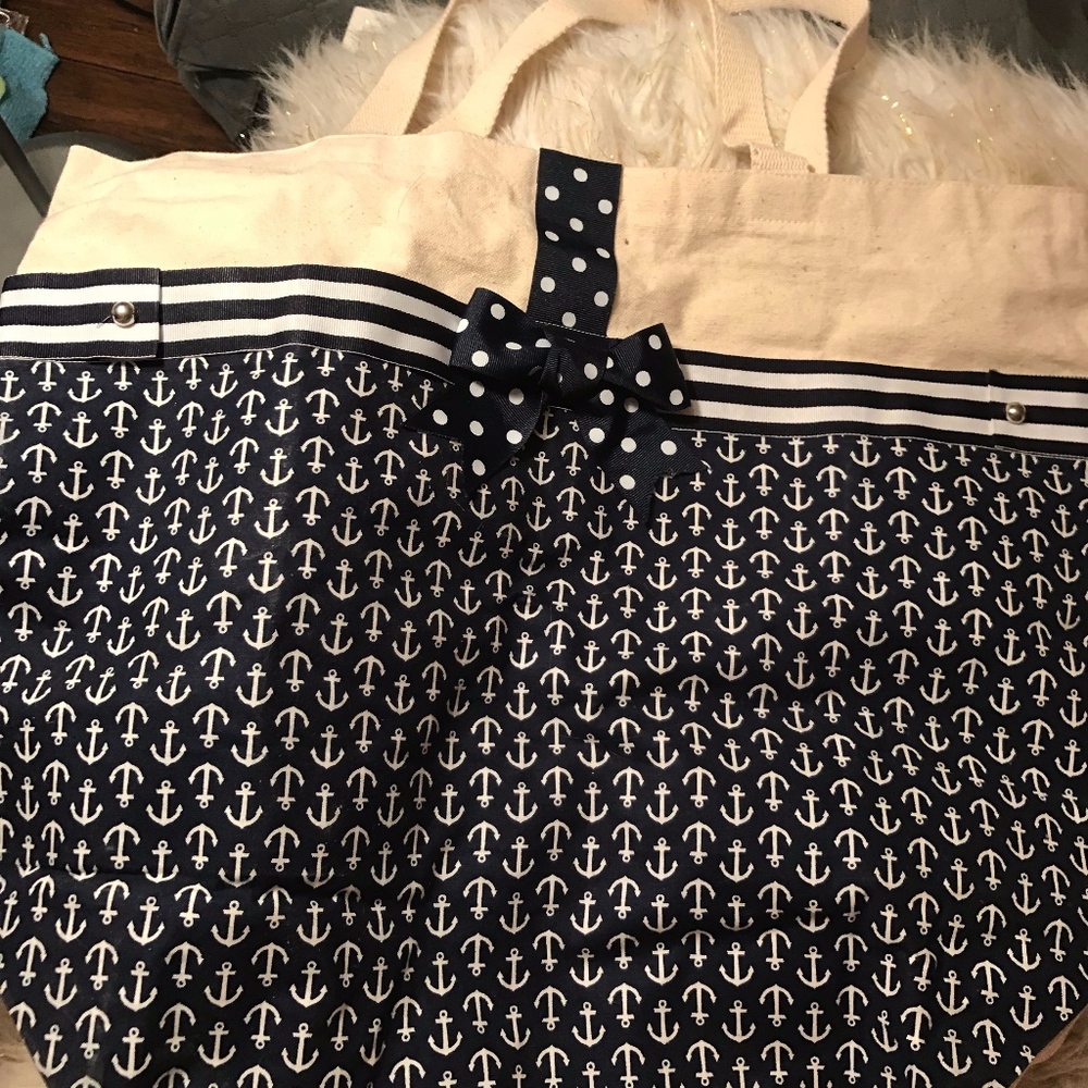 Nautical Print Tote